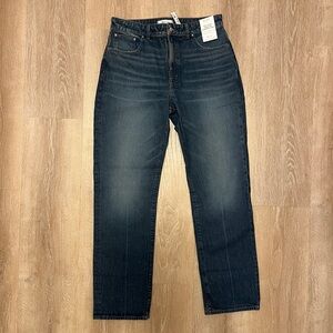 NWT Madewell Curvy Longline Straight Jean